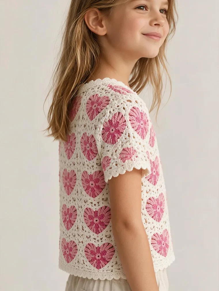 Women’s sleeveless crochet top — EF-W-1646