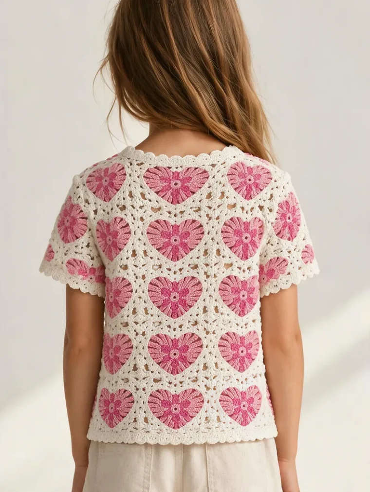 Women’s sleeveless crochet top — EF-W-1646