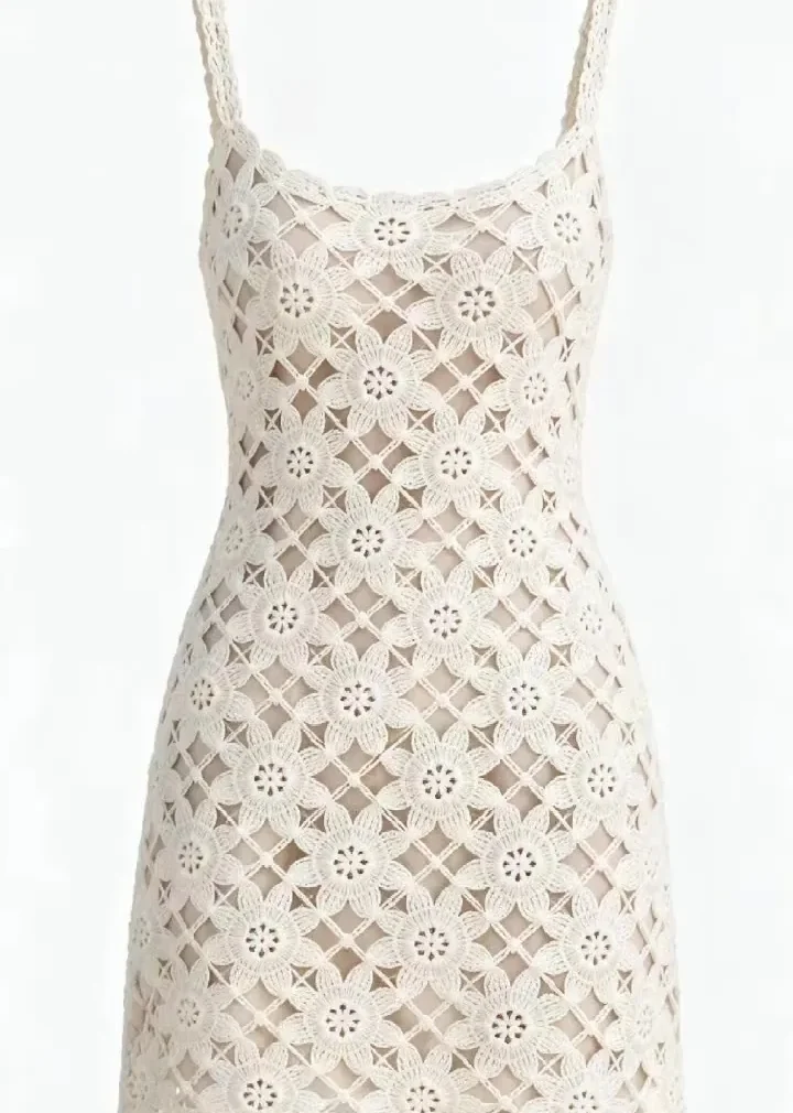 Women’s crochet mini dress — EF-W-1500