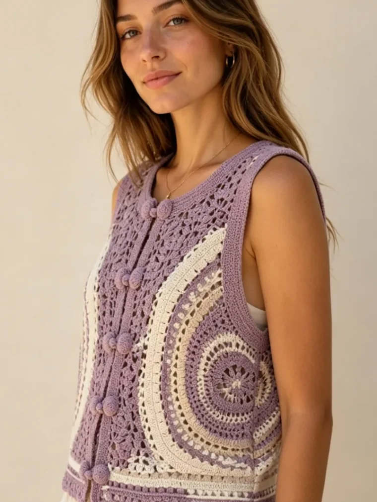 Women’s crochet top — EF-W-1638