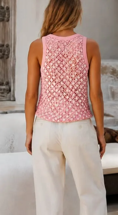 Top de Crochet para Mujer — EF-W-1637