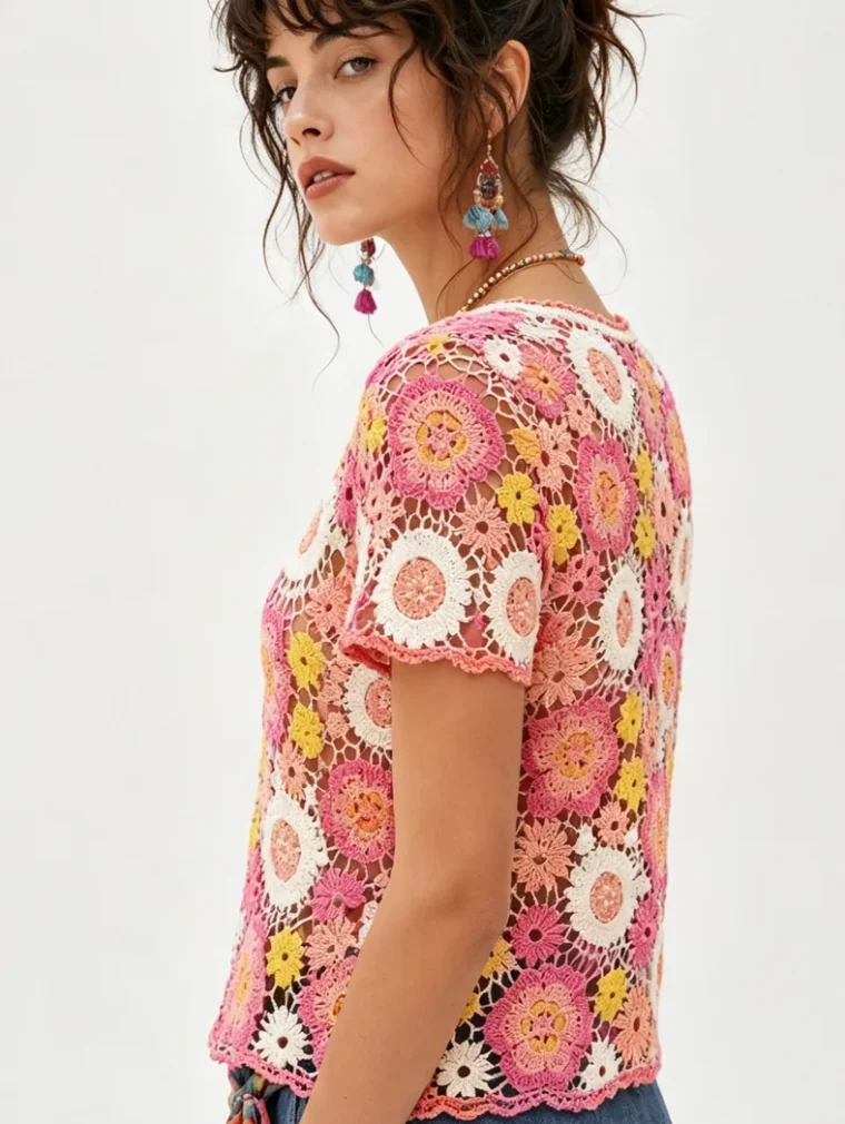 Women’s crochet top — EF-W-1677