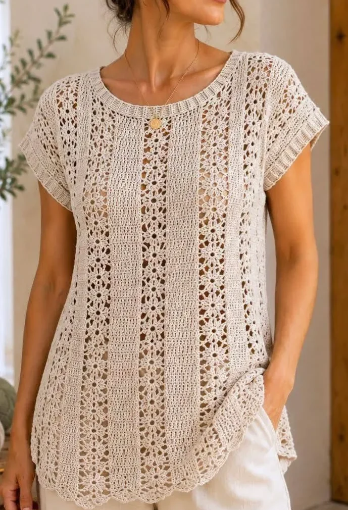 Women’s crochet top — EF-W-1147