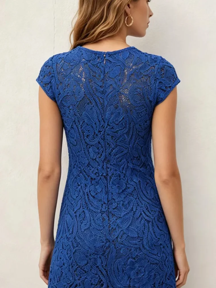Women’s crochet mini dress — EF-W-1146