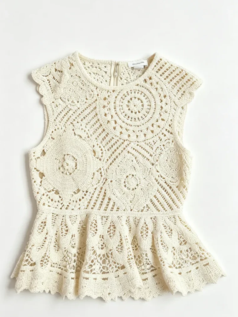 Women’s crochet mini dress — EF-W-1190