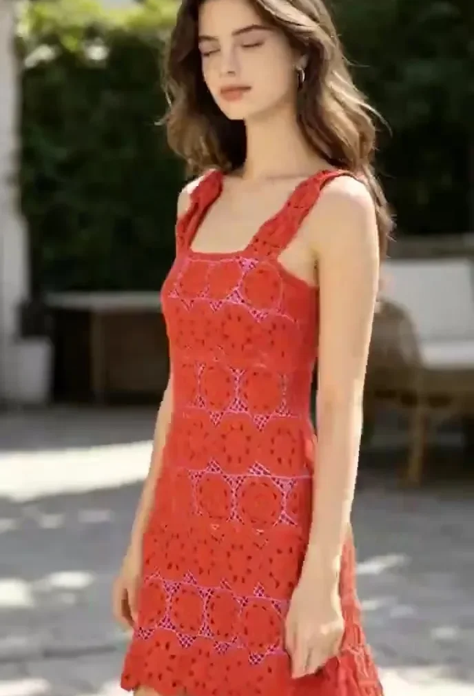 Women’s crochet dress — EF-W-1464