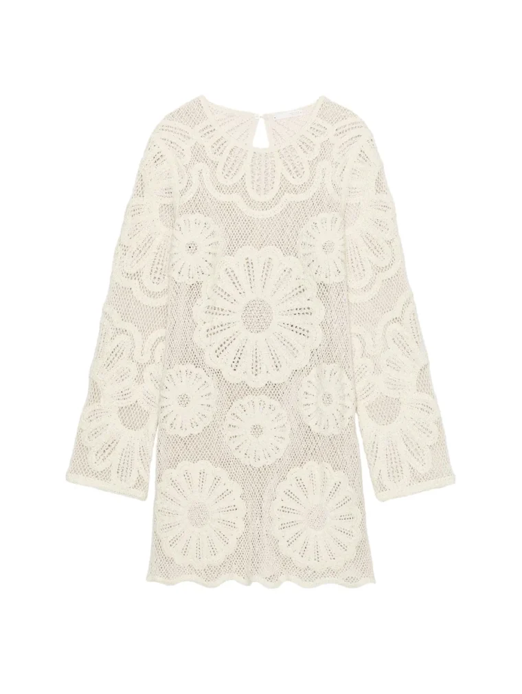 Women’s crochet mini dress — EF-W-1189