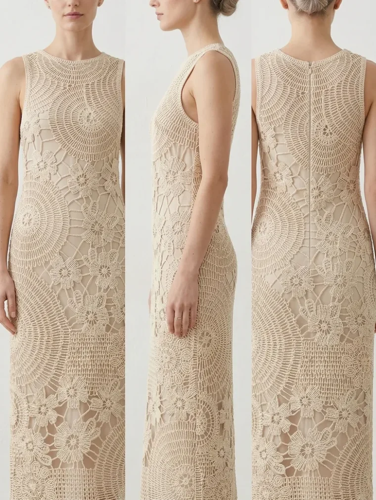 Women’s crochet dress — EF-W-1149