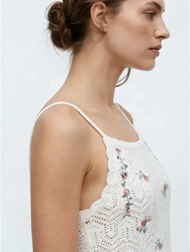 Top de Crochet para Mujer — EF-W-1128
