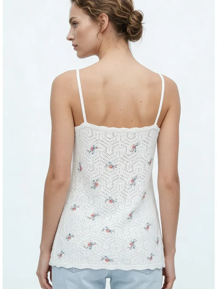 Top de Crochet para Mujer — EF-W-1128
