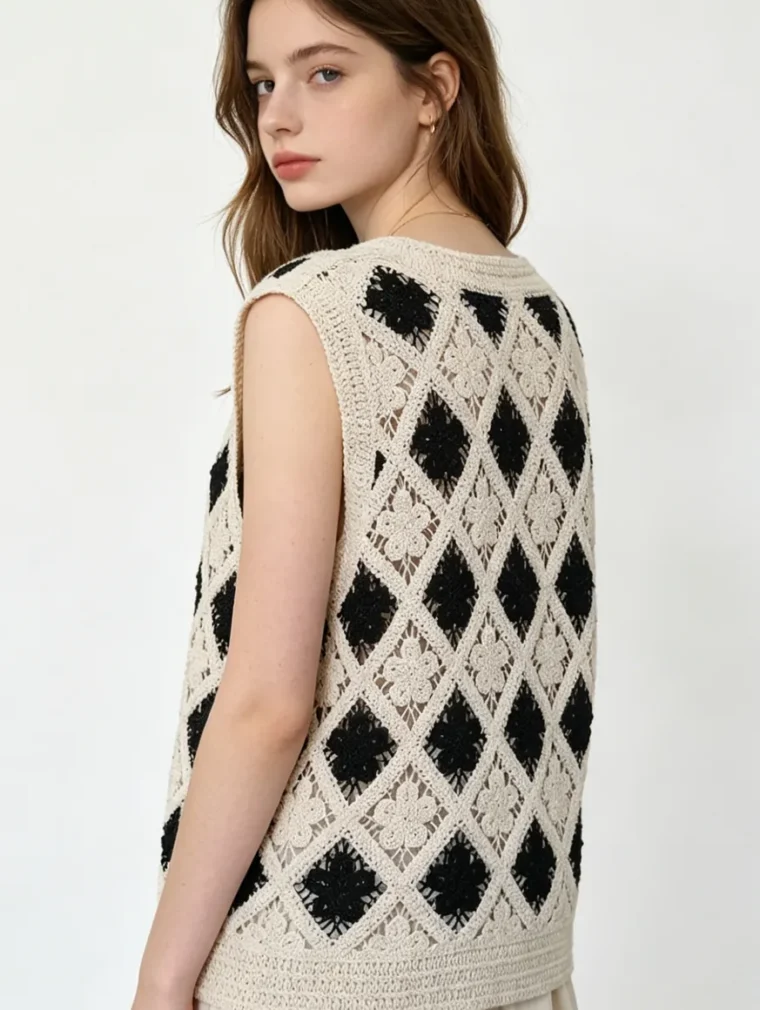 Top de Crochet para Mujer — EF-W-1475