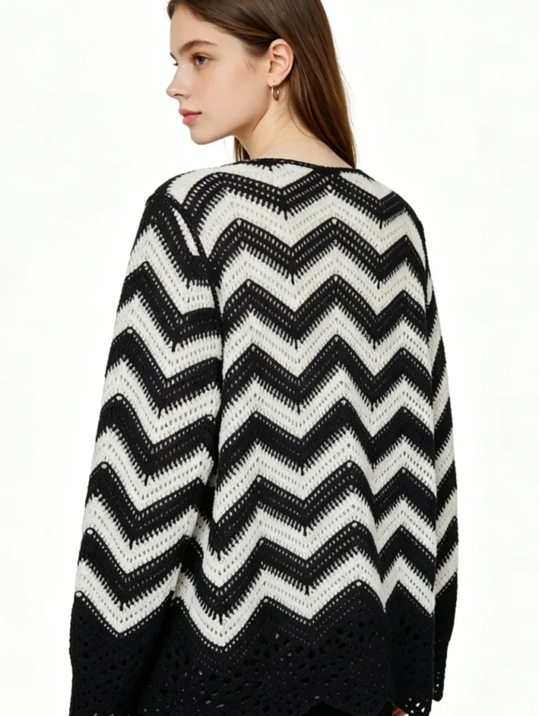 Women’s Crochet Short-Sleeve Top — EF-W-1240
