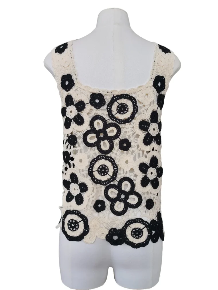 Top Corto de Crochet para Mujer — EF-W-1416