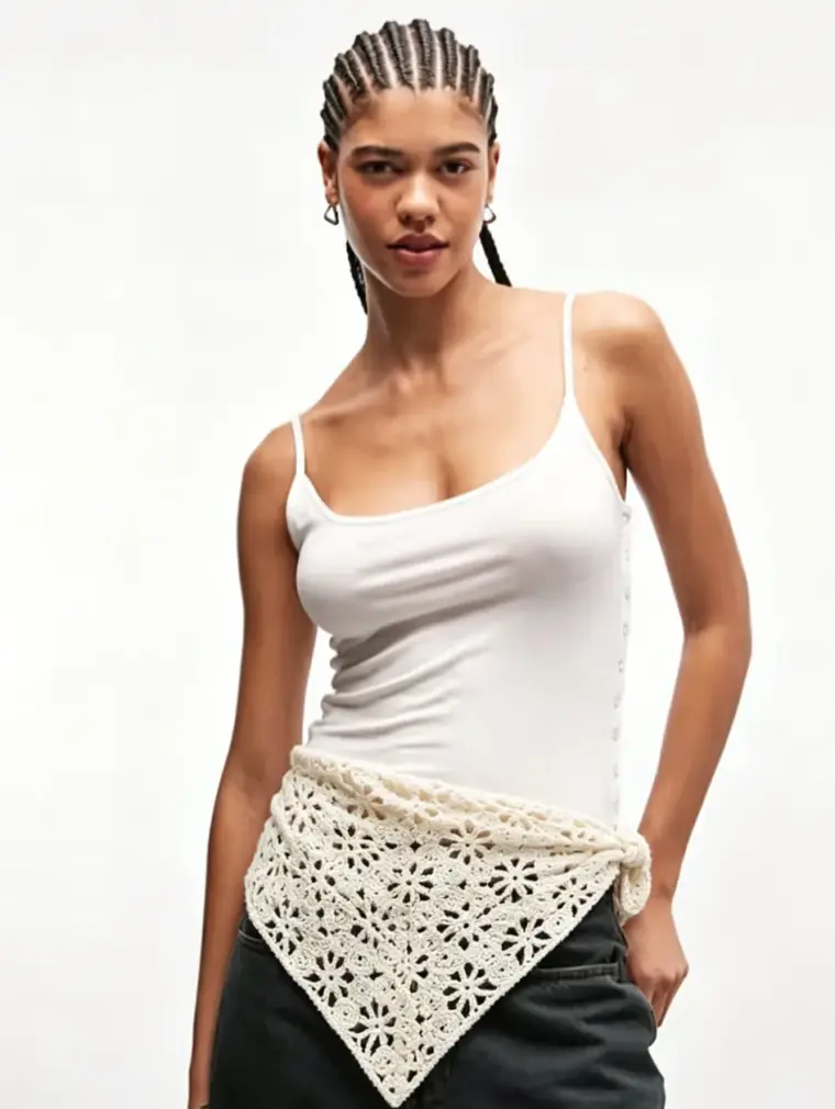 Bufanda de Crochet — EF-A-6118