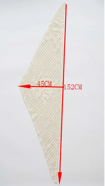 Crochet waist triangle scarf — EF-A-6117