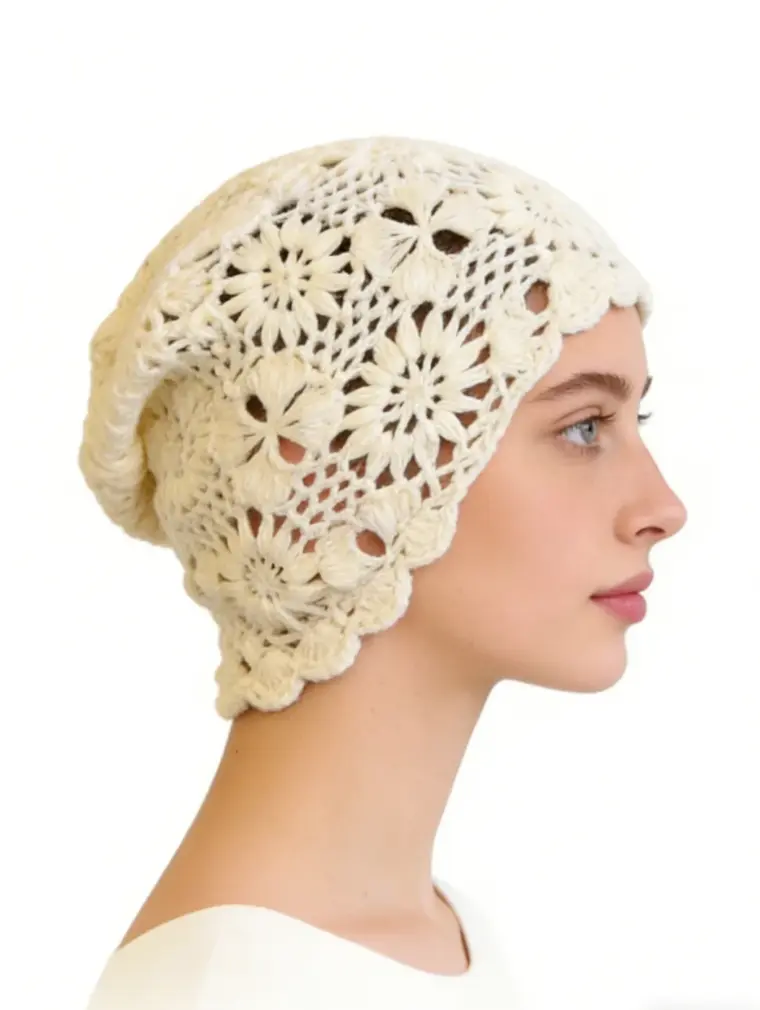 Crochet fairycore tassel hat — EF-A-6121
