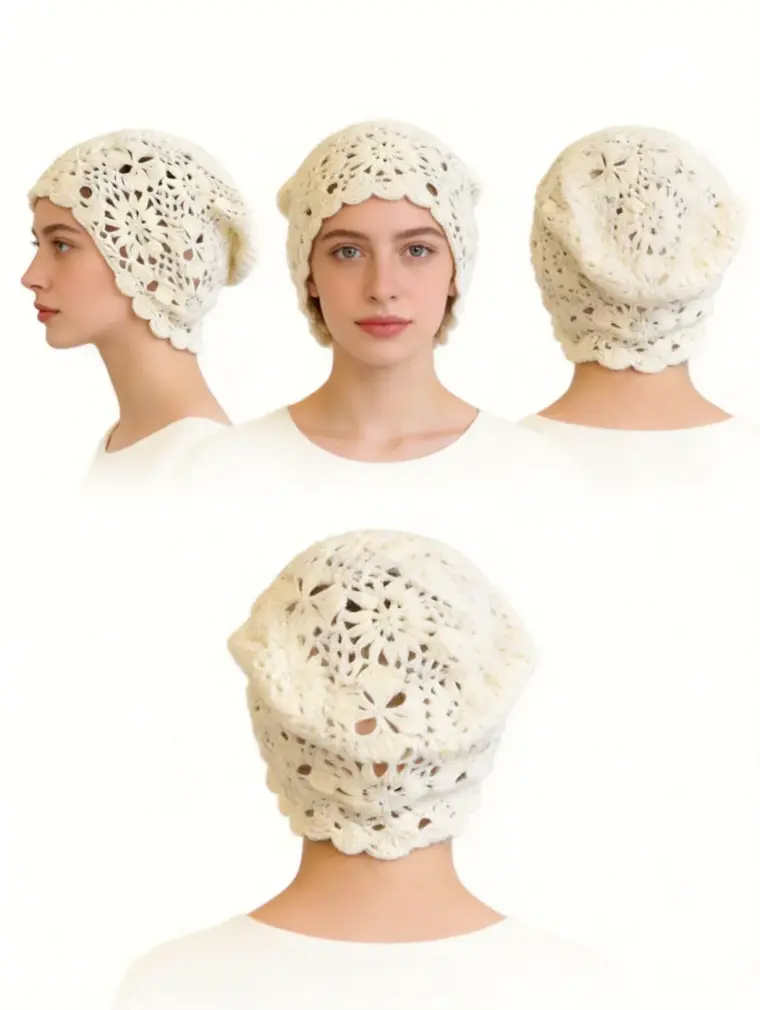 Crochet fairycore tassel hat — EF-A-6121