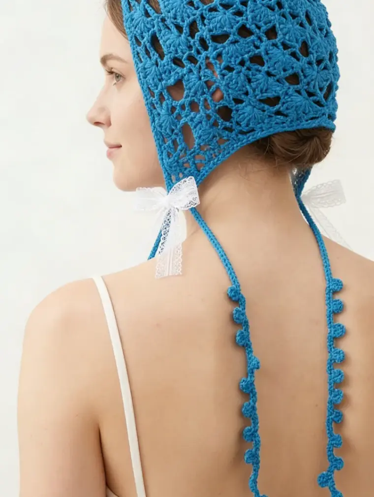 Crochet fairycore tassel hat — EF-A-6123