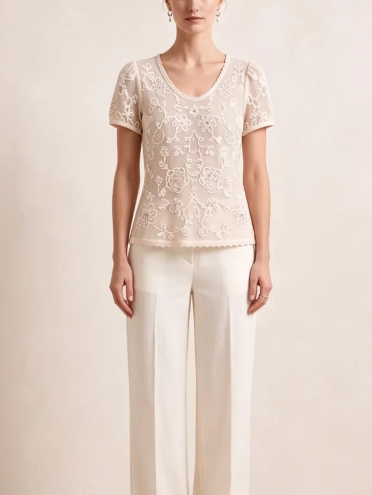Women's crochet top (L76 / B46) — EF-W-1485