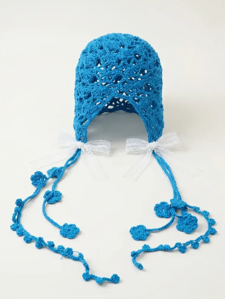 Crochet fairycore tassel hat — EF-A-6123