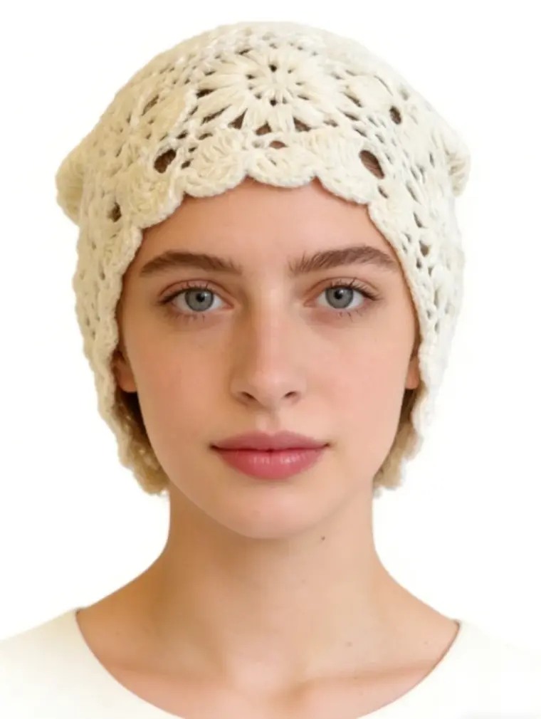 Crochet fairycore tassel hat — EF-A-6121