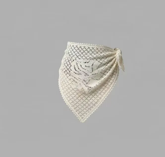 Crochet waist triangle scarf — EF-A-6117