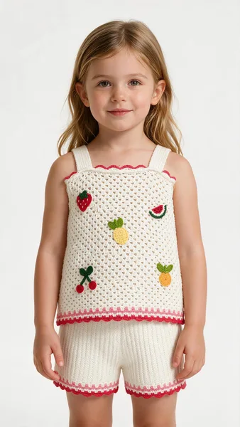 Children's crochet apparel — style 06 by Eaoy Fashion