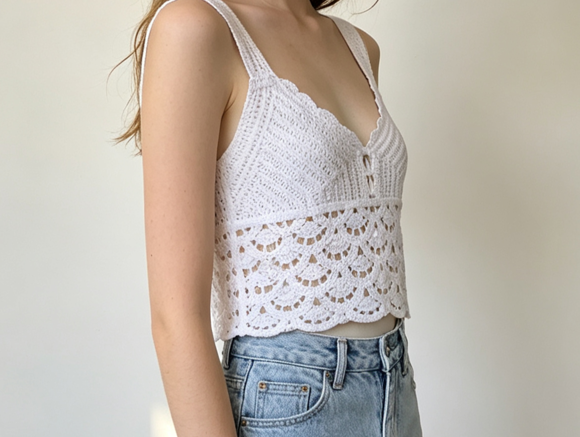 Crochet garment editorial photography 03