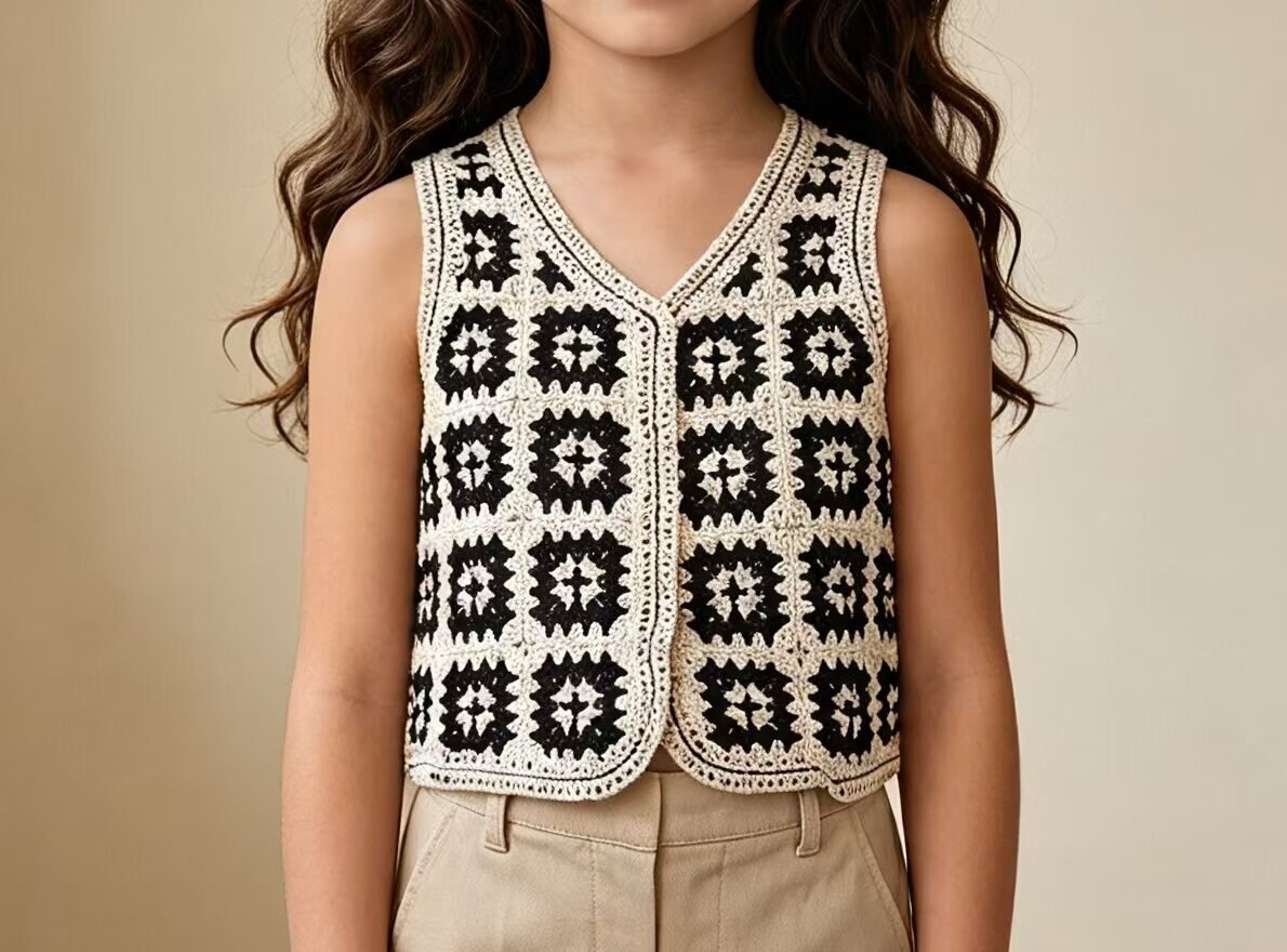 Crochet garment editorial photography 04