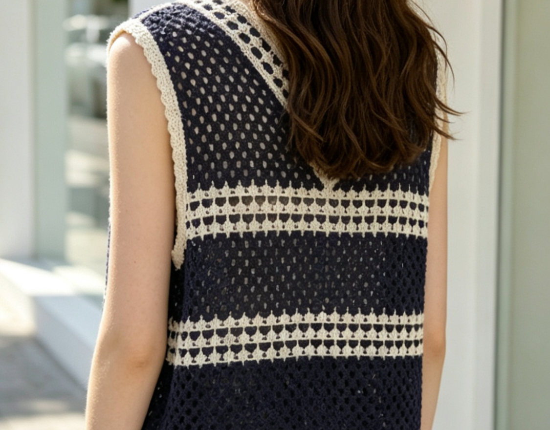 Crochet garment editorial photography 11