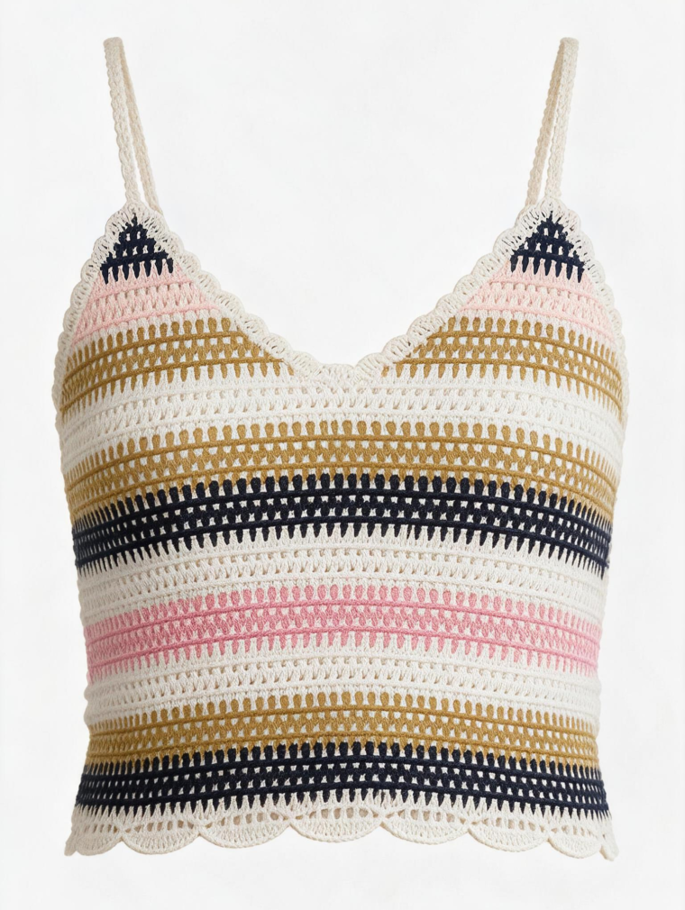Women's crochet apparel — style 16 by Eaoy Fashion